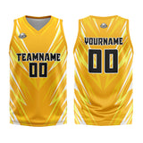 Custom Orange Basketball Jersey Uniform Suit Printed Your Logo Name Number