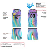 Custom Basketball Jersey Uniform Suit Printed Your Logo Name Number Aurora