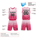 Custom Basketball Jersey Uniform Suit Printed Your Logo Name Number Pink