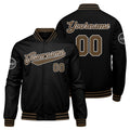 Custom Varsity Jacket Letterman jacket for Men, Women and Youth Black Brown enthsush