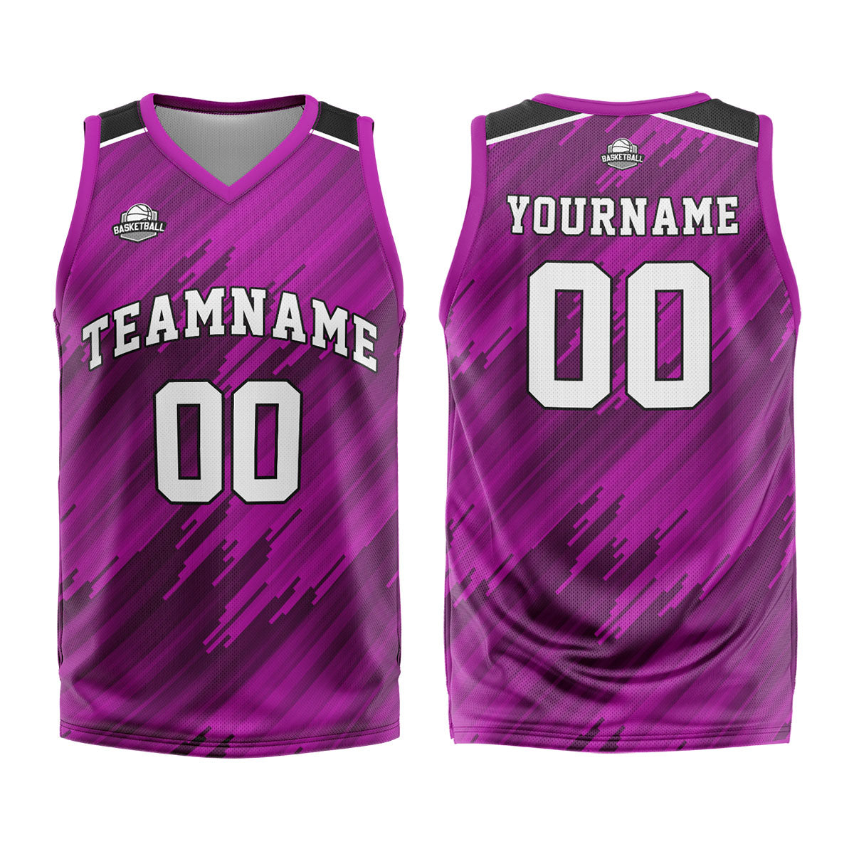 Custom Rose Basketball Jersey Uniform Suit Printed Your Logo Name Number enthsush