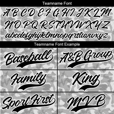 Custom Full Print Design Authentic Baseball Jersey gray camouflage enthsush