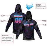 Custom Black Blue Sweatshirt Hoodie For Men Women Girl Boy Print Your Logo Name Number