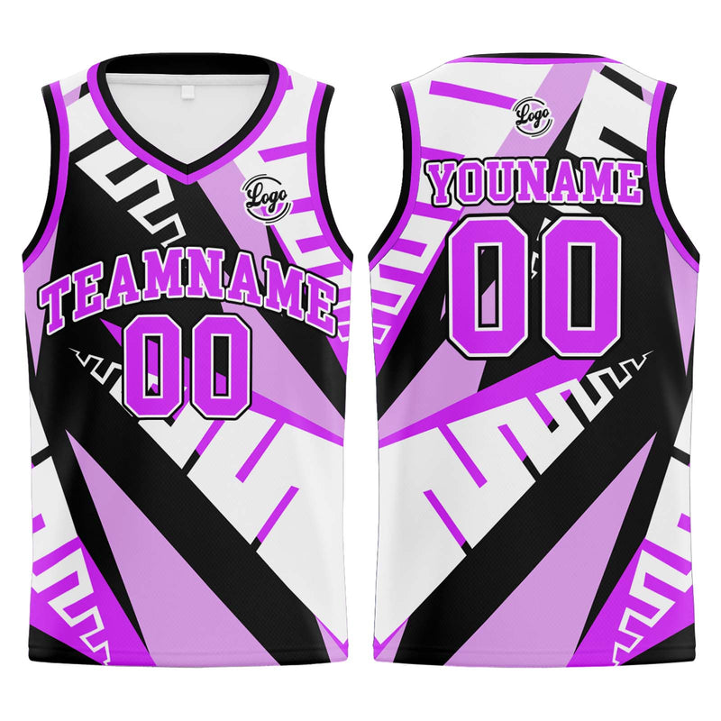 Custom White Black Rose Basketball Jersey Uniform Suit Printed Your Logo Name Number