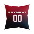 Custom Football Throw Pillow for Men Women Boy Gift Printed Your Personalized Name Number Navy&Red&White enthsush
