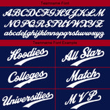 Custom Navy White Sweatshirt Hoodie For Men Women Girl Boy Print Your Logo Name Number