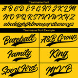 Custom Full Print Design Authentic Baseball Jersey yellow-green
