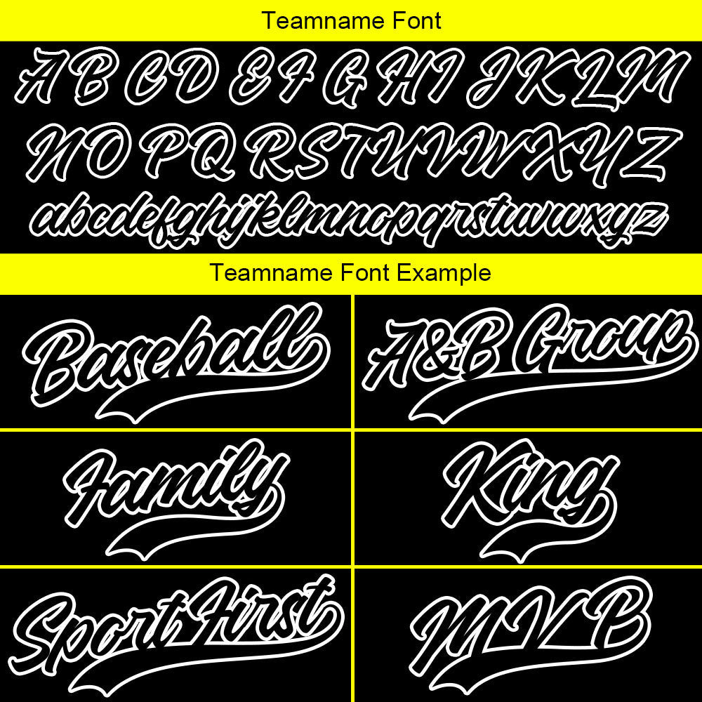 Custom Full Print Design Authentic Baseball Jersey Yellow-Black enthsush