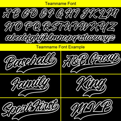 Custom Full Print Design Authentic Baseball Jersey Yellow-Black enthsush