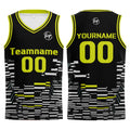Custom Black Lime Green Basketball Jersey Uniform Suit Printed Your Logo Name Number enthsush