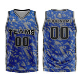 Custom Royal Grey Basketball Jersey Uniform Suit Printed Your Logo Name Number