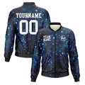 Custom Long Sleeve Windbreaker Jackets Uniform Printed Your Logo Name Number Starry Sky enthsush