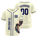Custom Baseball Uniforms High-Quality for Adult Kids Optimized for Performance Cream enthsush