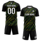 Custom Soccer Jerseys for Men Women Personalized Soccer Uniforms for Adult and Kid Black&Green