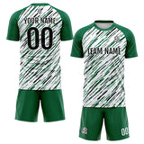 Custom Soccer Jerseys for Men Women Personalized Soccer Uniforms for Adult and Kid Green&Black