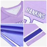 Custom Yellow&Blue Gradient Football Jersey Personalized Football Shirts for Men Women  Printed Team Name Number Logo