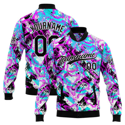 Personalized Custom Men's Jacket Customize Your Team Name, Logo, and Number enthsush