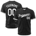 Custom Full Print Design Authentic Baseball Jersey stripe enthsush