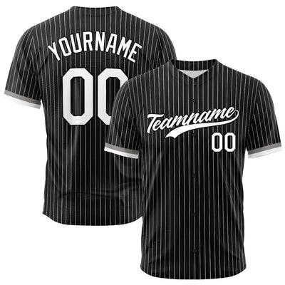 Custom Full Print Design Authentic Baseball Jersey stripe enthsush