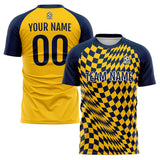 Custom Soccer Jerseys for Men Women Personalized Soccer Uniforms for Adult and Kid Light Yellow-Black