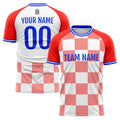 Custom Soccer Jerseys for Men Women Personalized Soccer Uniforms for Adult and Kid Red&White enthsush
