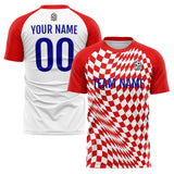 Custom Soccer Jerseys for Men Women Personalized Soccer Uniforms for Adult and Kid Red-White