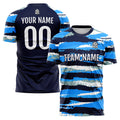 Custom Soccer Jerseys for Men Women Personalized Soccer Uniforms for Adult and Kid Blue enthsush