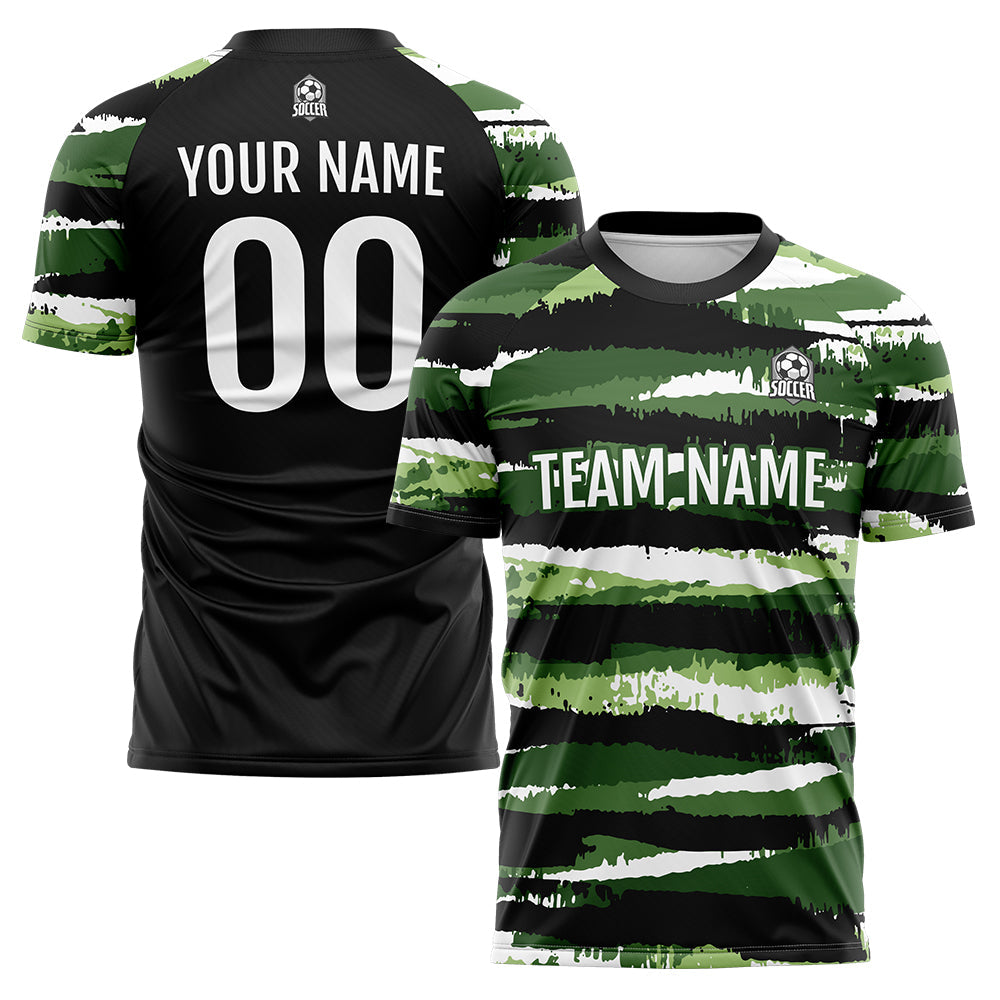 Custom Soccer Jerseys for Men Women Personalized Soccer Uniforms for Adult and Kid Green enthsush