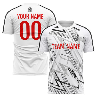 Custom Soccer Jerseys for Men Women Personalized Soccer Uniforms for Adult and Kid White enthsush