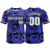 Custom Baseball Uniforms High-Quality for Adult Kids Optimized for Performance Monster-Blue