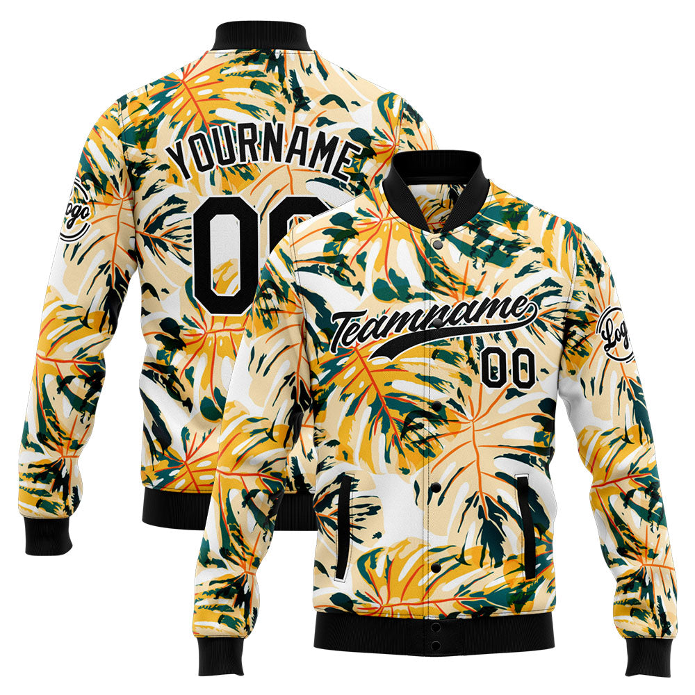 Personalized Custom Men's Jacket Customize Your Team Name, Logo, and Number enthsush