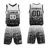Custom Basketball Jersey Uniform Suit Printed Your Logo Name Number Black