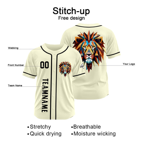 Custom Baseball Uniforms High-Quality for Adult Kids Optimized for Performance Cream enthsush