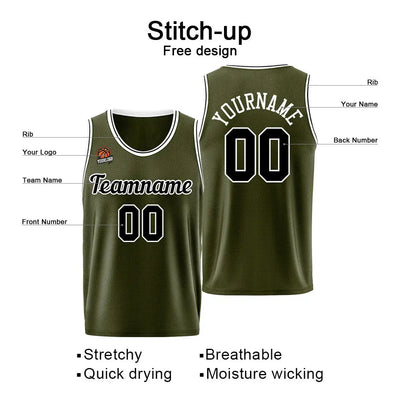 Custom Basketball Jersey for Men &Women & Kid, Athletic Uniform Personalized Stitched Team Name Number Logo enthsush
