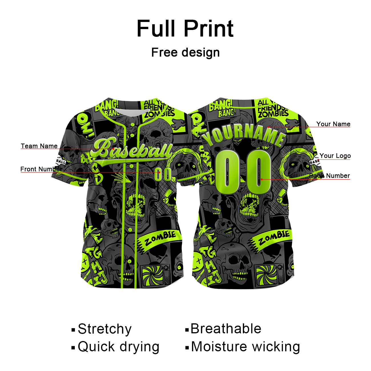 Custom Gray Jersey Personalized Baseball Shirt for Men Women Kids Youth enthsush