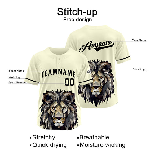 Custom Baseball Uniforms High-Quality for Adult Kids Optimized for Performance Cream enthsush