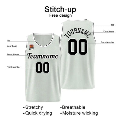 Custom Basketball Jersey for Men &Women & Kid, Athletic Uniform Personalized Stitched Team Name Number Logo enthsush