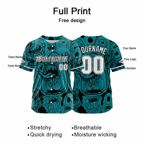 Custom Baseball Uniforms High-Quality for Adult Kids Optimized for Performance Monster-Midnight Green enthsush