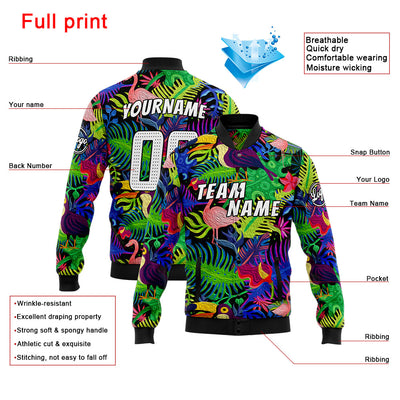 Personalized Custom Men's Jacket Customize Your Team Name, Logo, and Number enthsush