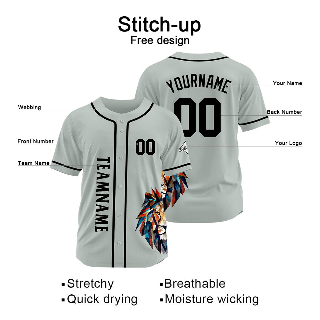 Custom Baseball Uniforms High-Quality for Adult Kids Optimized for Performance Gray enthsush