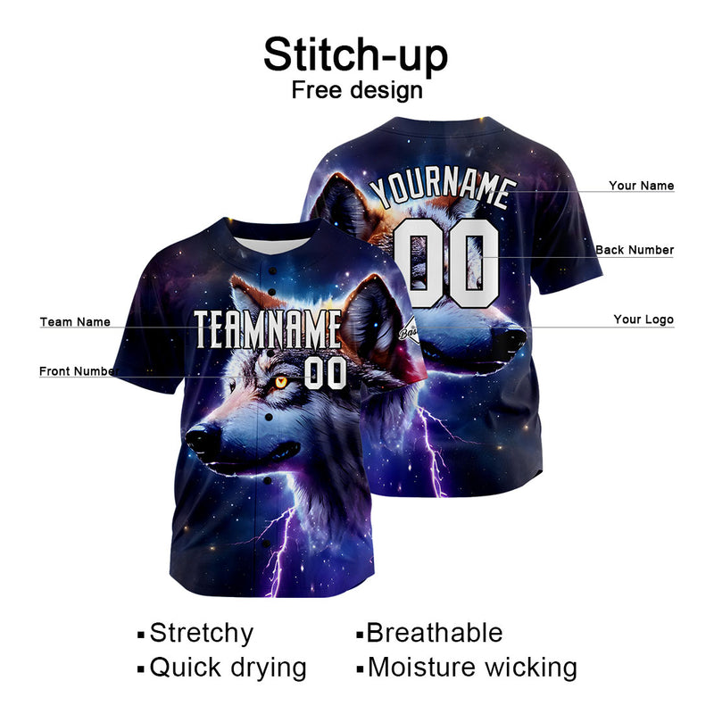 Custom Baseball Uniforms High-Quality for Adult Kids Optimized for Performance Starry Wolf