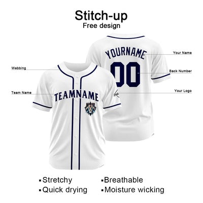 Custom Baseball Uniforms High-Quality for Adult Kids Optimized for Performance White enthsush