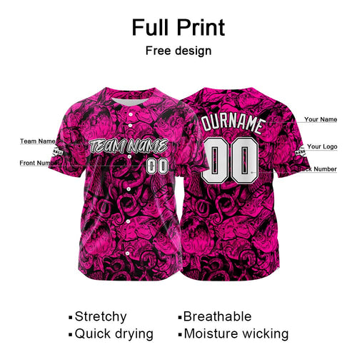 Custom Baseball Uniforms High-Quality for Adult Kids Optimized for Performance Seabed-Rose enthsush