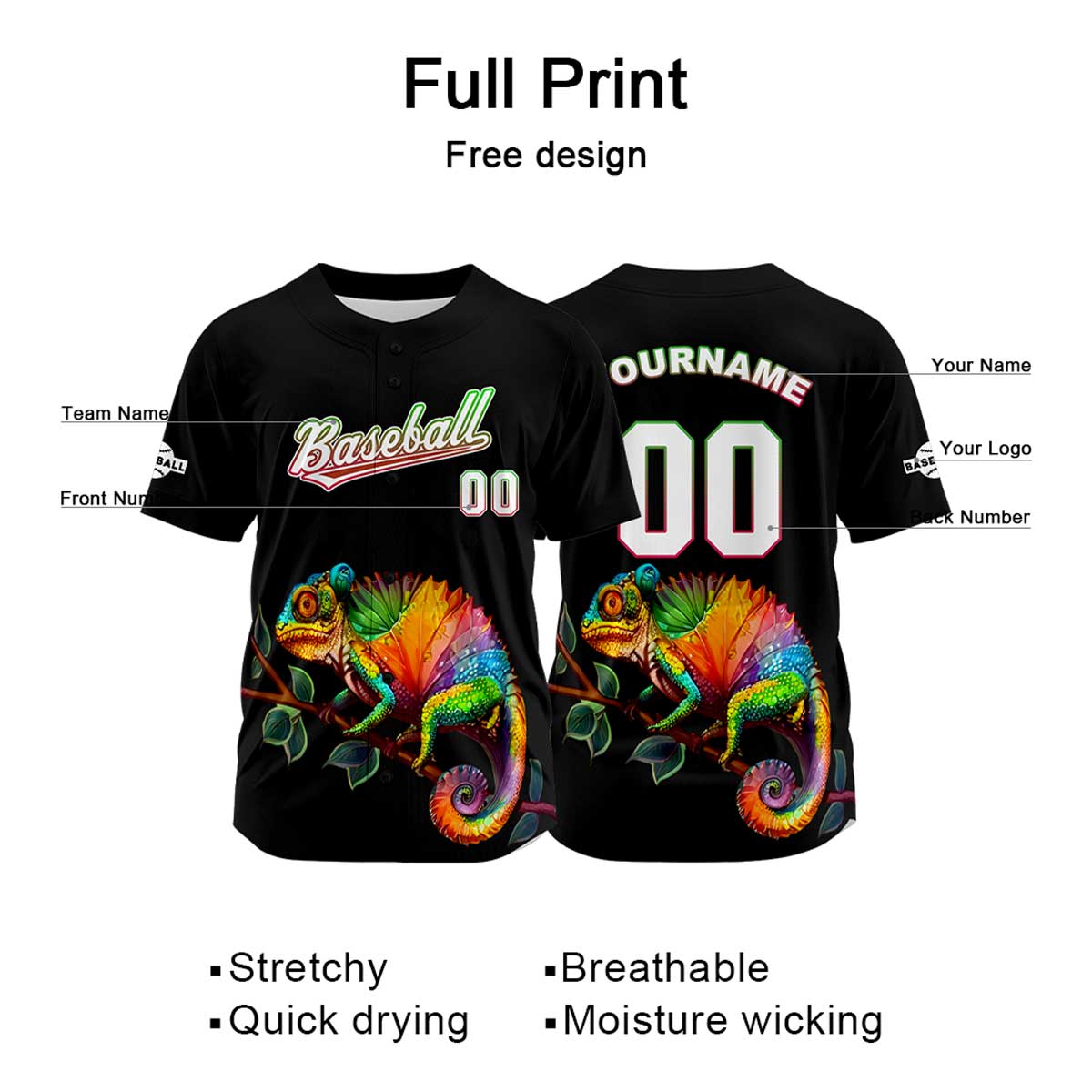 Custom Black Baseball Jersey Personalized Baseball Shirt for Men Women Kids Youth enthsush