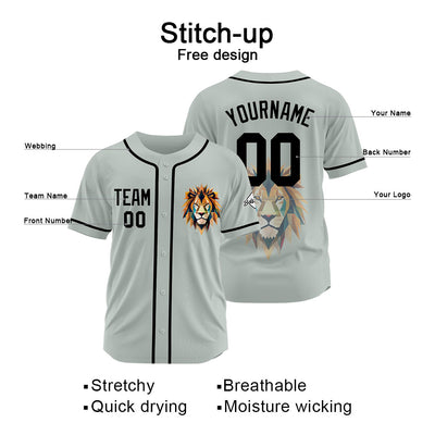 Custom Baseball Uniforms High-Quality for Adult Kids Optimized for Performance Gray enthsush
