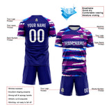 Custom Soccer Jerseys for Men Women Personalized Soccer Uniforms for Adult and Kid Purple