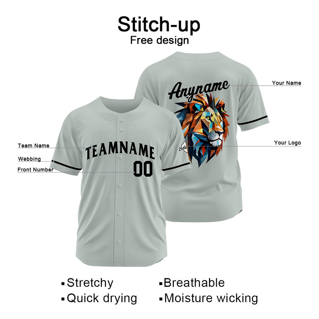Custom Baseball Uniforms High-Quality for Adult Kids Optimized for Performance Gray enthsush