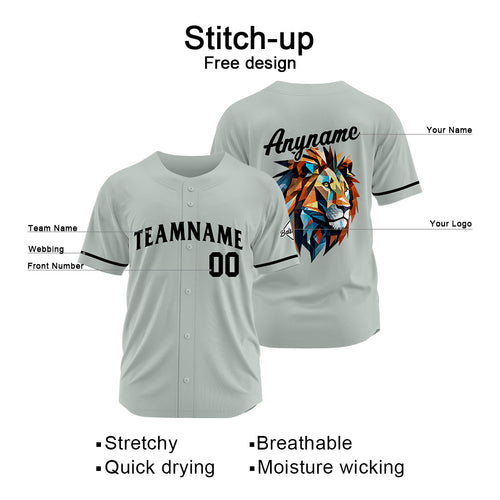 Custom Baseball Uniforms High-Quality for Adult Kids Optimized for Performance Gray enthsush
