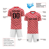 Custom Soccer Jerseys for Men Women Personalized Soccer Uniforms for Adult and Kid Red