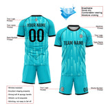 Custom Soccer Jerseys for Men Women Personalized Soccer Uniforms for Adult and Kid Teal&Black